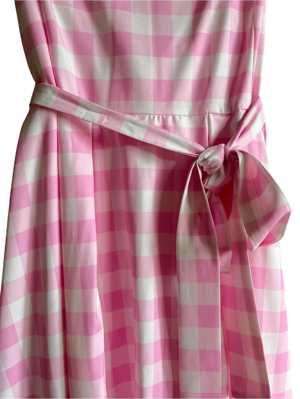 Barbie Movie Pink Gingham Barbiecore Fit & Flare Dress XXL Costume - Picture 4 of 15